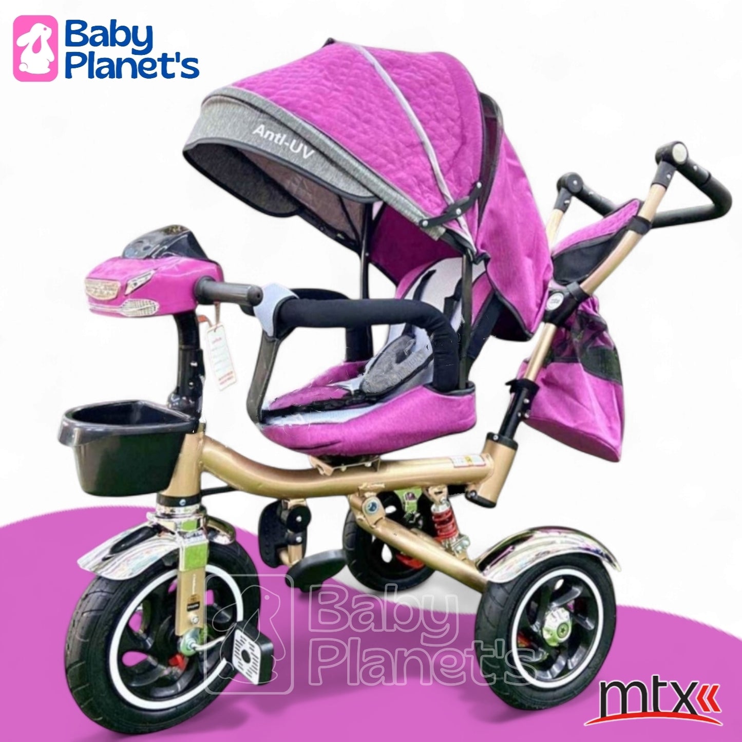 TRICICLO DE LUJO BLUETOOTH