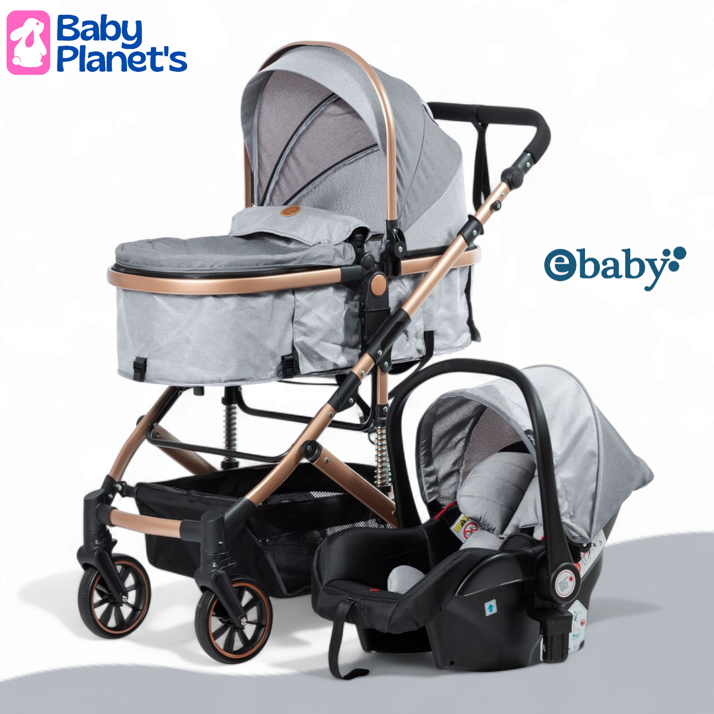 COCHE CUNA COMFORT + PORTABEBÉ