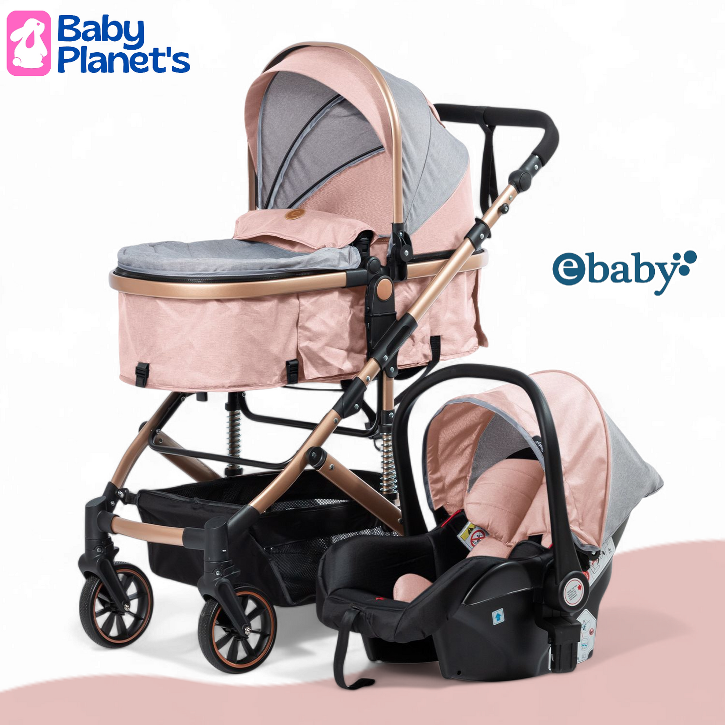 COCHE CUNA COMFORT + PORTABEBÉ