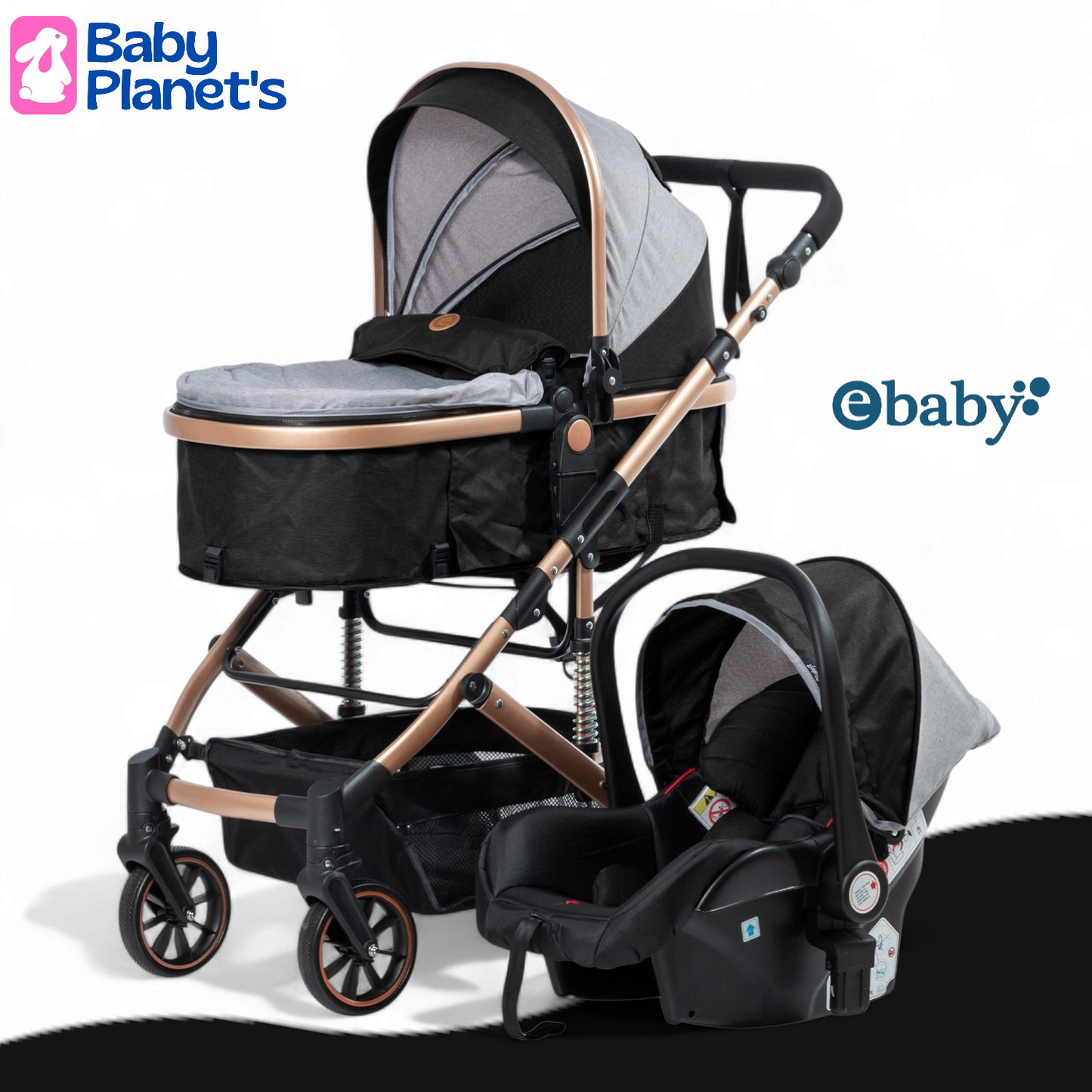COCHE CUNA COMFORT + PORTABEBÉ