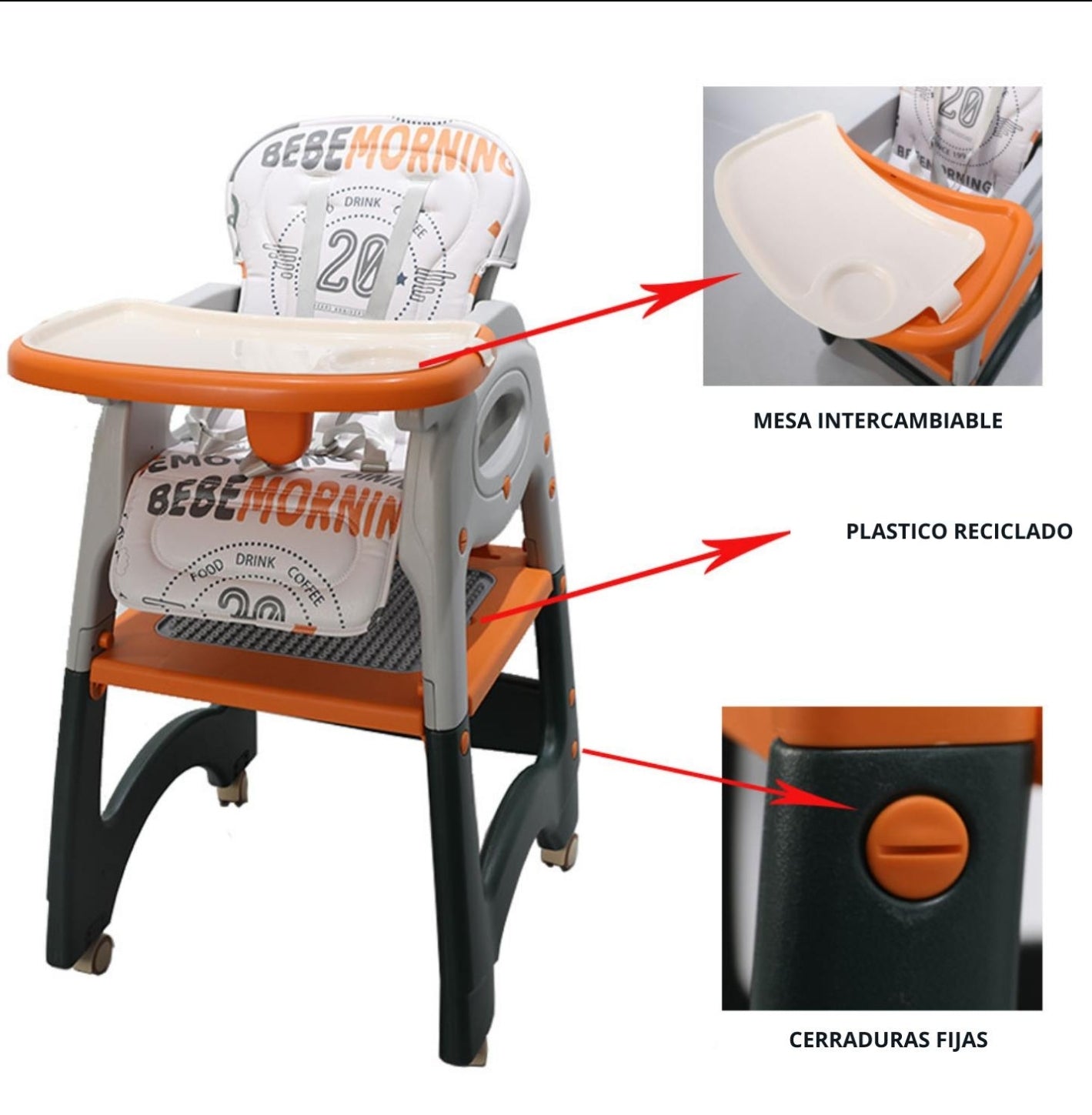 SILLA ESCRITORIO 2 EN 1 MORNING